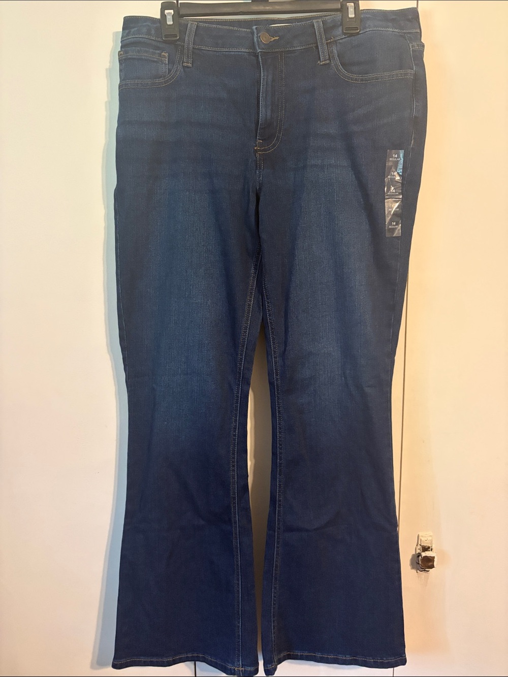 Maurices Dark Blue Flare Jeans
